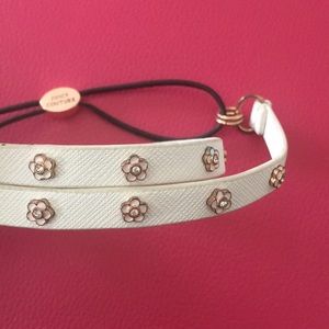 Juicy Couture white daisy headband